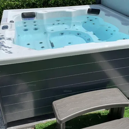 公寓 Greece - Natura Nb 3 Avec Garage - Jacuzzi - Luxe - 4 Personnes 阿格德