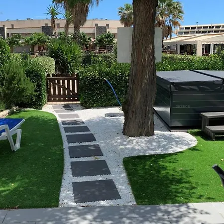 公寓 Greece - Natura Nb 3 Avec Garage - Jacuzzi - Luxe - 4 Personnes 阿格德