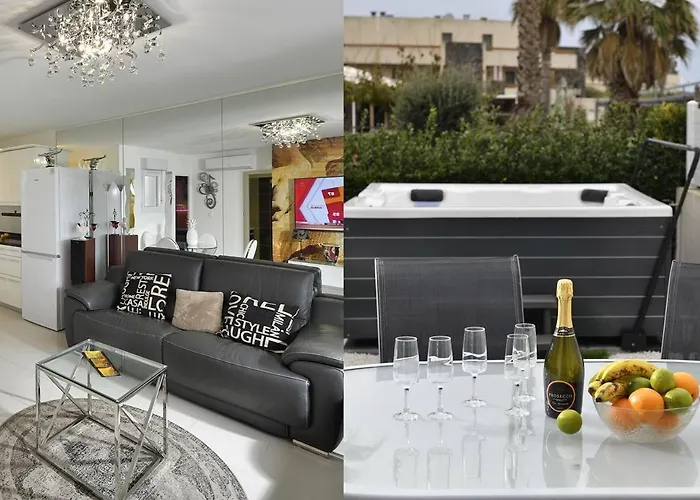 公寓 Greece - Natura Nb 3 Avec Garage - Jacuzzi - Luxe - 4 Personnes *